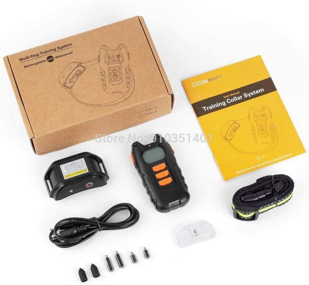 Dogreat Collier de Dressage Électronique pour Chien avec Télécommande, Étanche, Rechargeable, pour Tous les Tailles, Vibration, Aboiement, Stop Colliers
