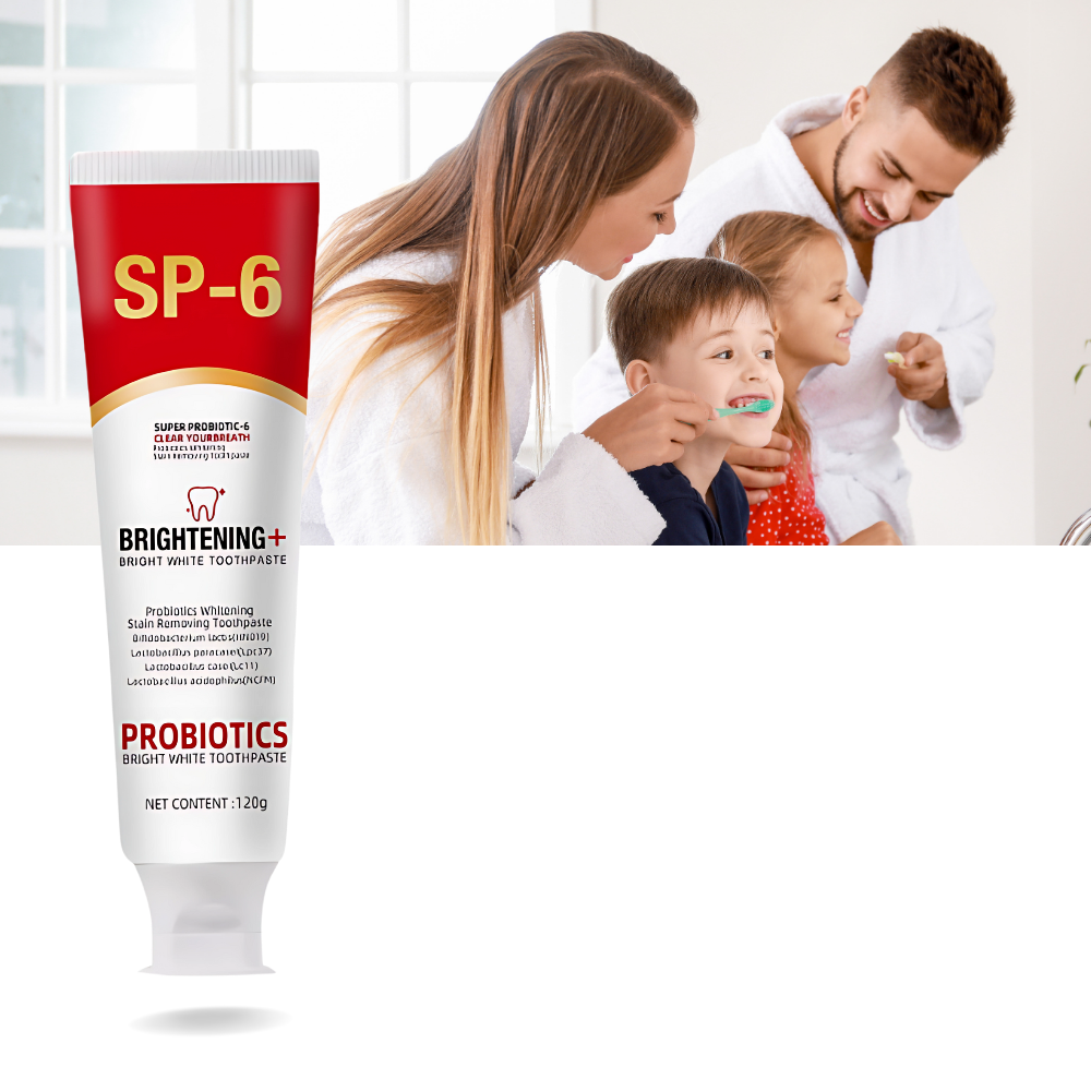 Dentifrice Probiotique Éclaircissant & Blanchissant