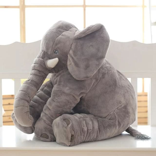 Coussin en Peluche Éléphant – Super Doux & Confortable pour Bébés et Enfants