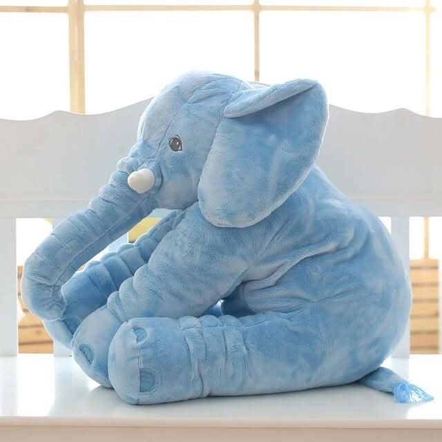 Coussin en Peluche Éléphant – Super Doux & Confortable pour Bébés et Enfants