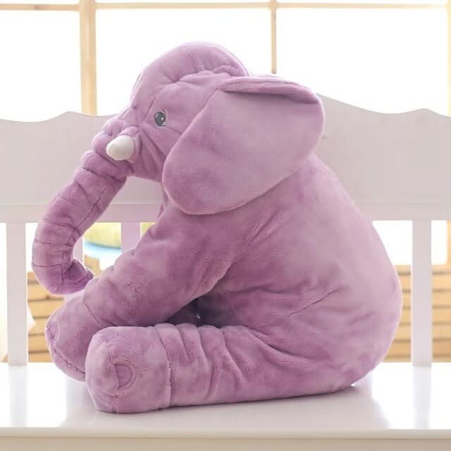 Coussin en Peluche Éléphant – Super Doux & Confortable pour Bébés et Enfants