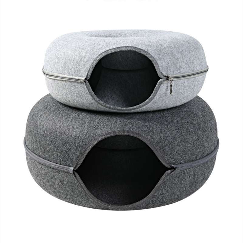 PawDonut Tunnel | Tunnel pour Chats et Maison de Jouets