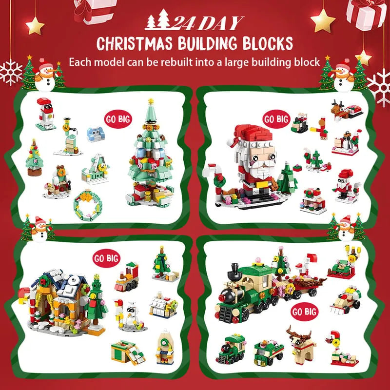 BlockJoy | Calendrier de l'Avent de Construction de Noël de 24 Jours
