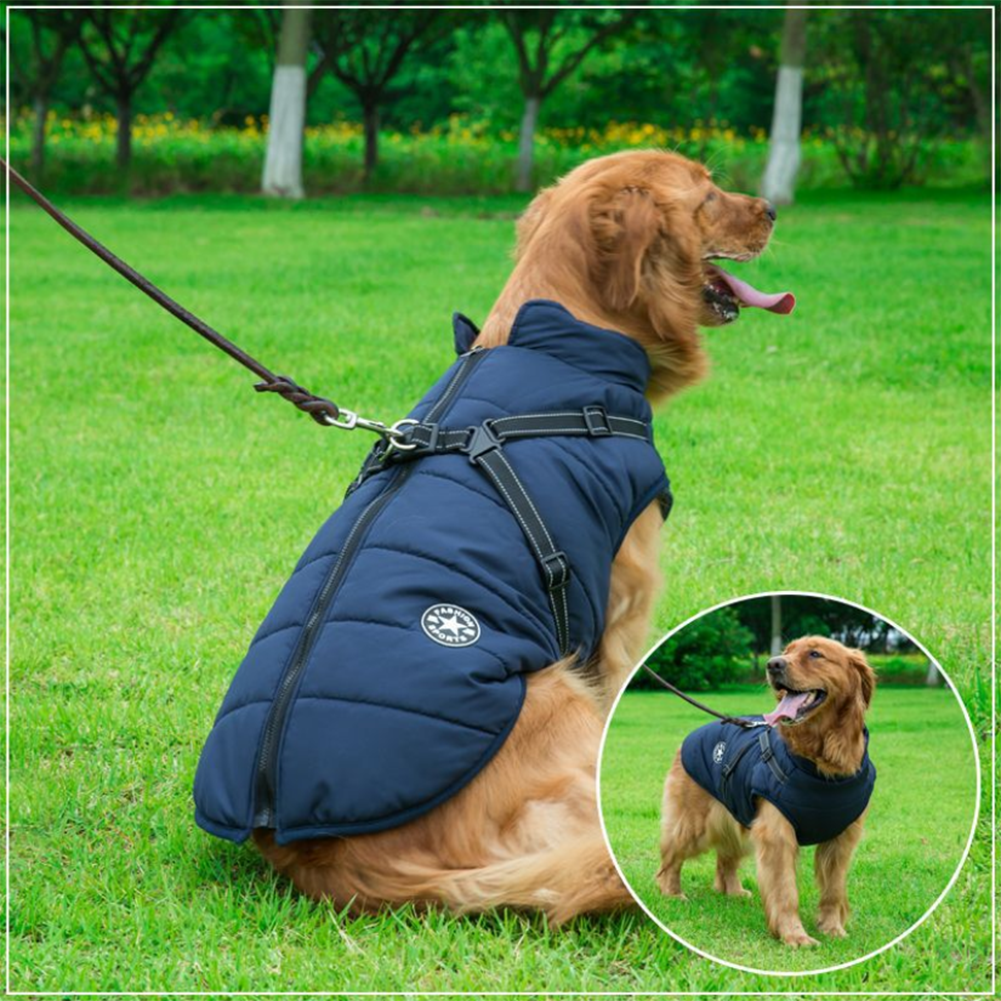 WoofGuard™ - Veste d'hiver imperméable avec harnais intégré