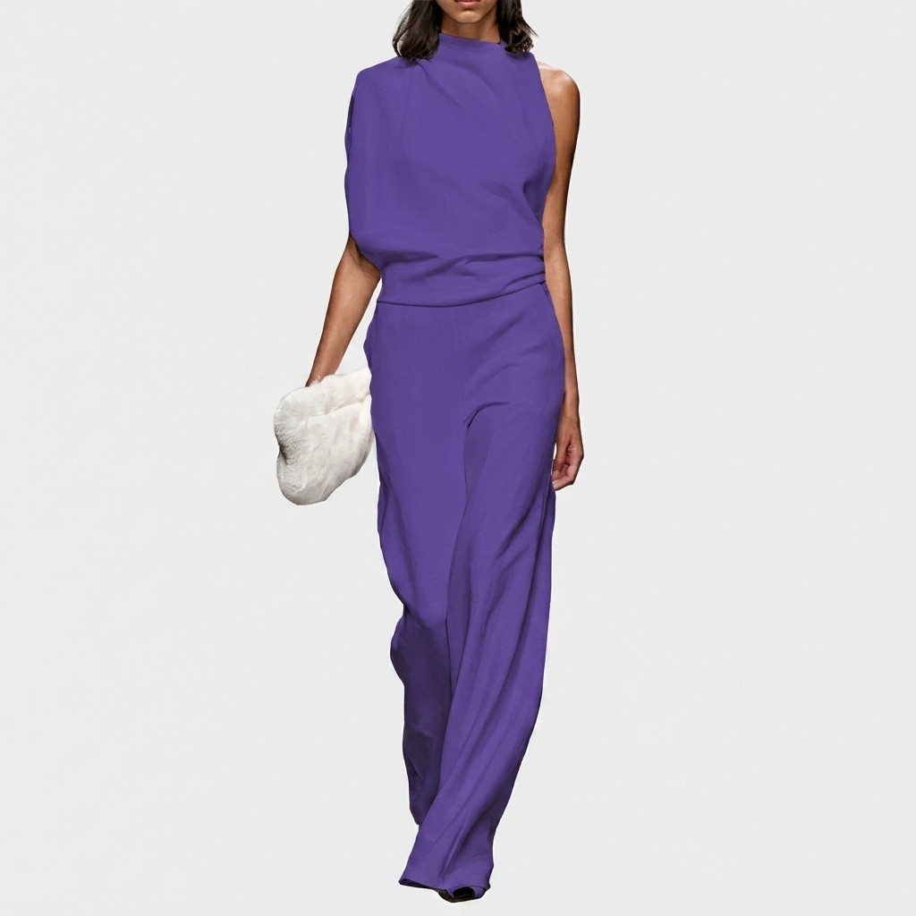 Combinaison Femme Large Élégante Tenue Invitée Mariage