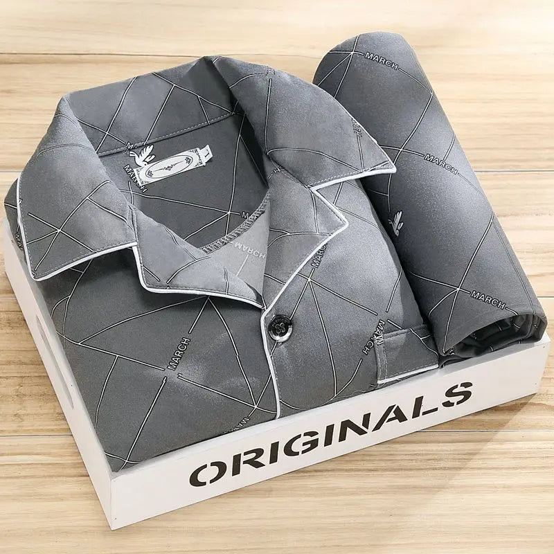 Ensemble Pyjama avec Chemise | Fermeture à Bouton pour Confort et Style