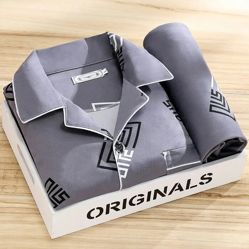 Ensemble Pyjama avec Chemise | Fermeture à Bouton pour Confort et Style