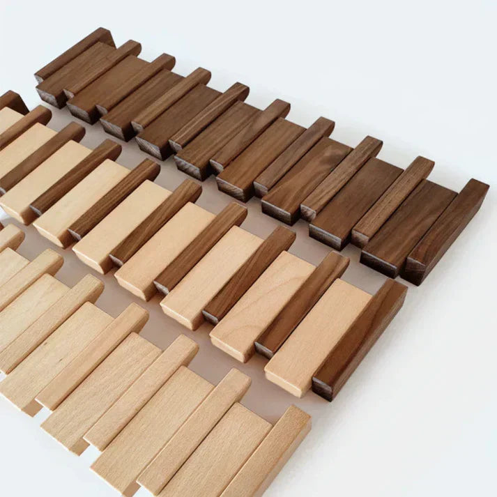 Porte-manteau en bois piano - HarmonyCoat