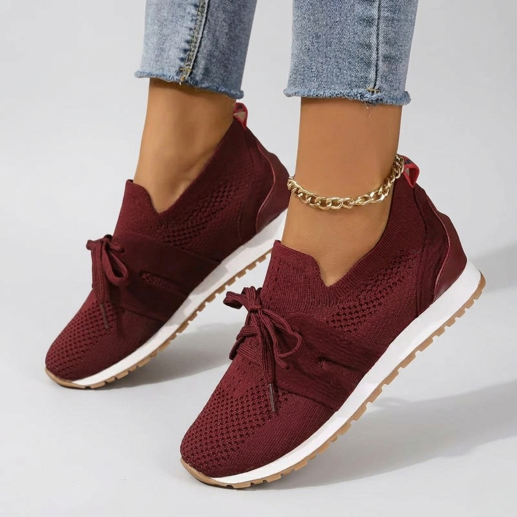 Baskets Orthopédiques Femme Confortables Chaussures de Marche Légères