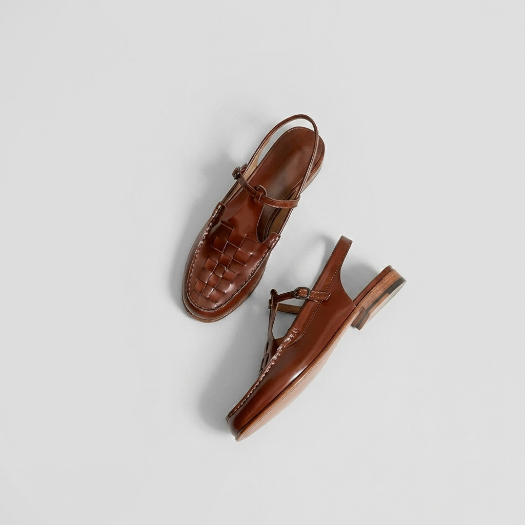 Sandales Femme Slingback Élégantes Chaussures Plates Chic Été