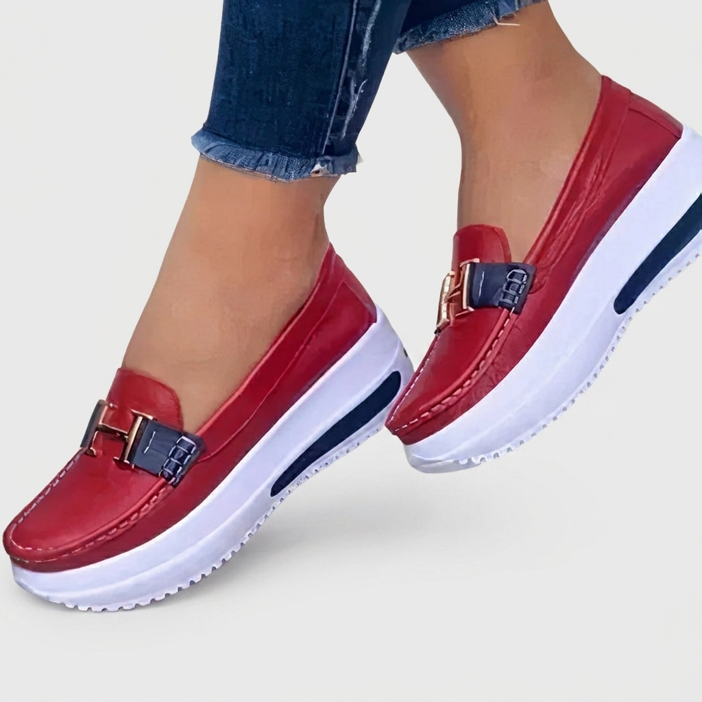 Chaussures Orthopédiques Femme Mocassins Confortables à Enfiler