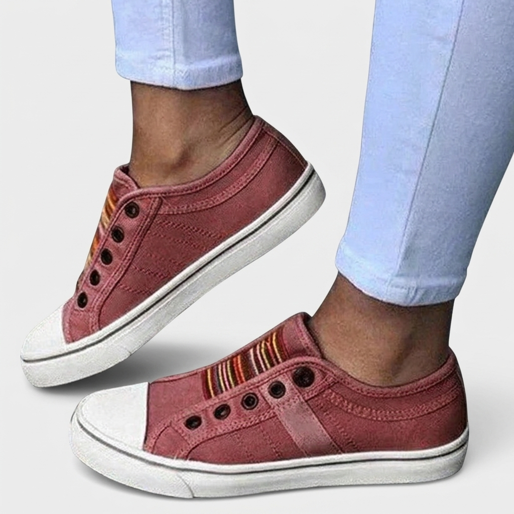 Baskets Femme Slip-On Été Chaussures Légères Confortables Décontractées