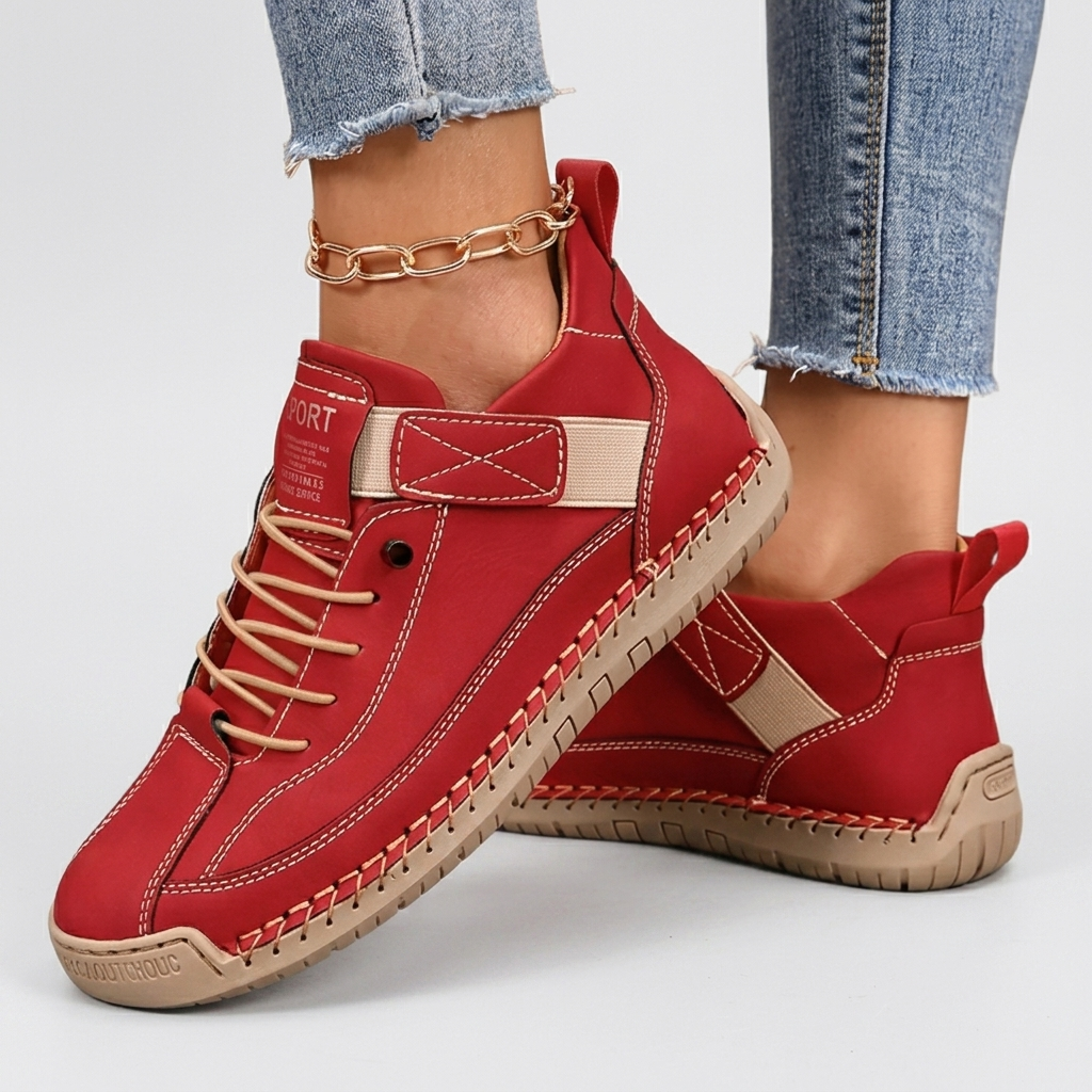 Baskets Orthopédiques Femme Chaussures Confortables de Marche Légères