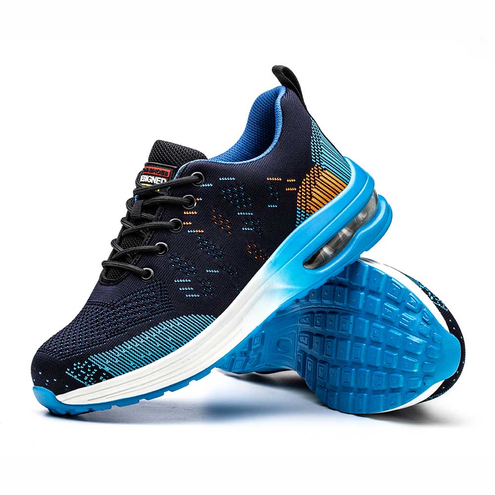 Baskets de Travail Légères avec Embout en Acier, Mesh Respirant et Semelles Antidérapantes – Chaussures de Sécurité Confortables pour Hommes