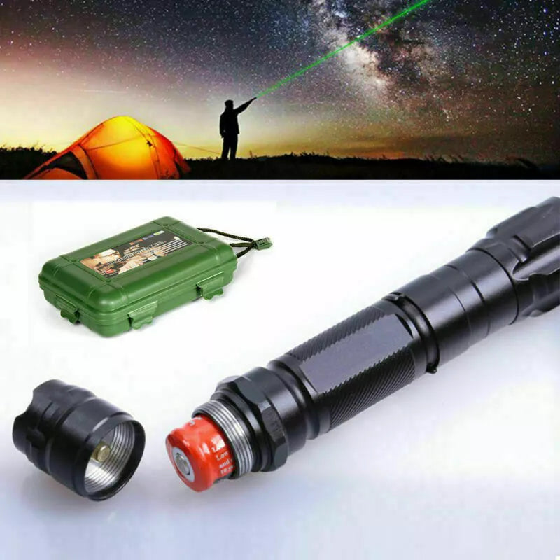 Pointeur laser vert rechargeable avec grande portée et haute précision