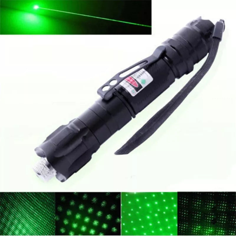 Pointeur laser vert rechargeable avec grande portée et haute précision
