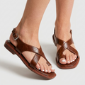 Sandales Femme Brides Croisées Sandales Plates Élégantes Été