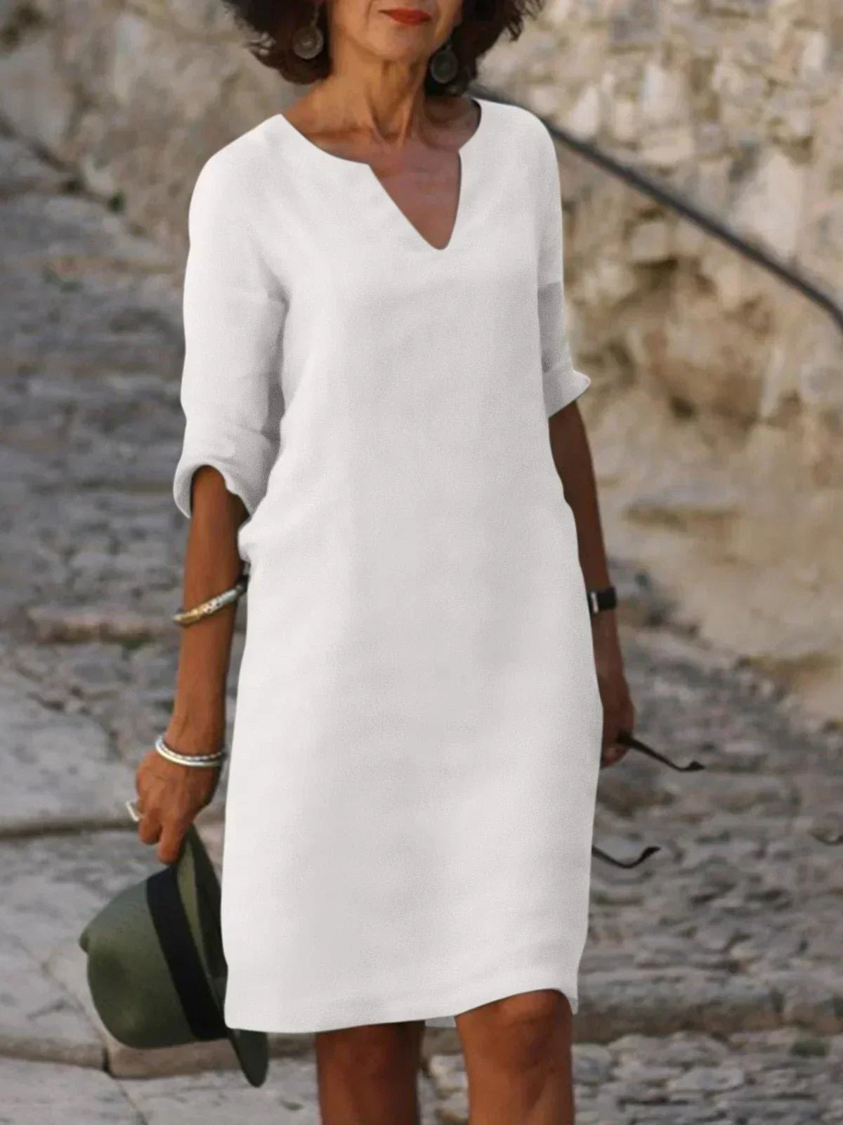 Lola - Robe décontractée à décolleté en V