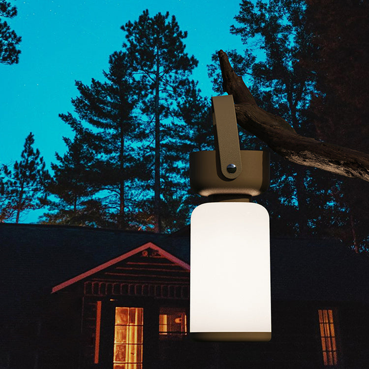 Lampe de table LED portable étanche Amanti Design cylindrique moderne