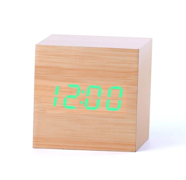 Horloge de Table Numérique Kubus Décor Moderne Intérieur