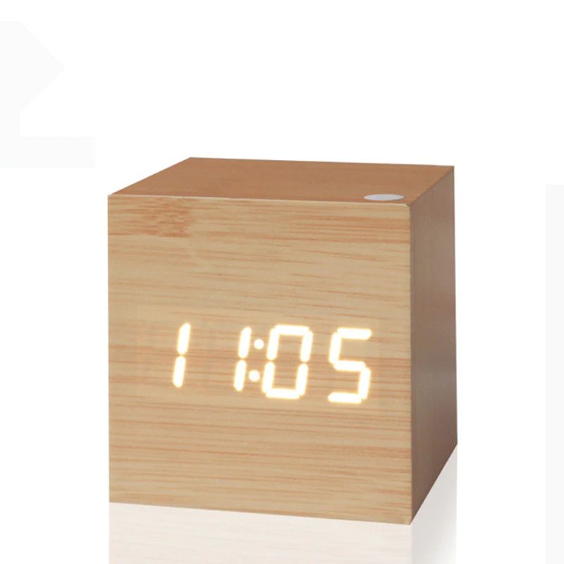 Horloge de Table Numérique Kubus Décor Moderne Intérieur