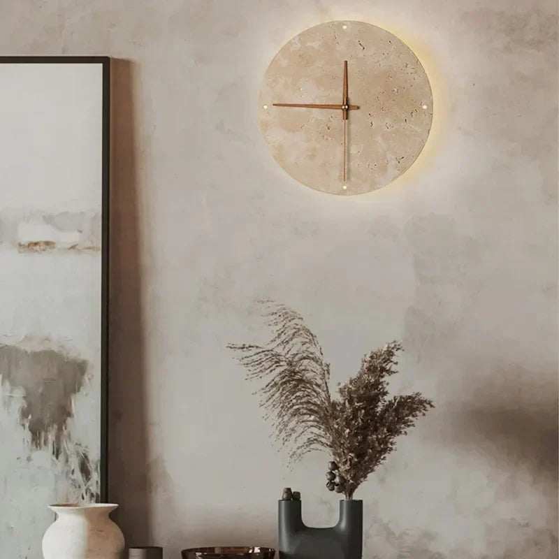 Lampe Murale et Horloge Möni pour un Éclairage Élégant