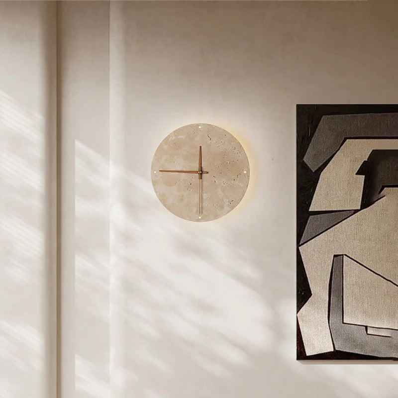 Lampe Murale et Horloge Möni pour un Éclairage Élégant