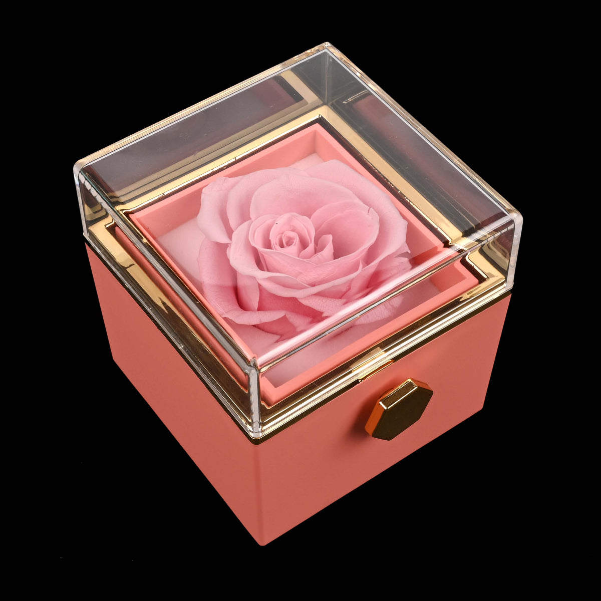 HeartBond | Collier avec Boîte de Rose Éternelle