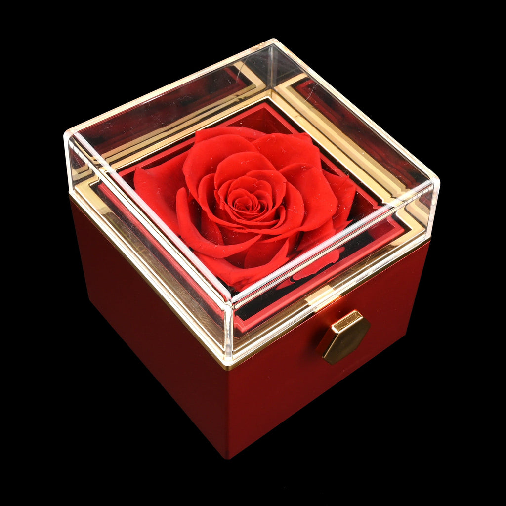 HeartBond | Collier avec Boîte de Rose Éternelle