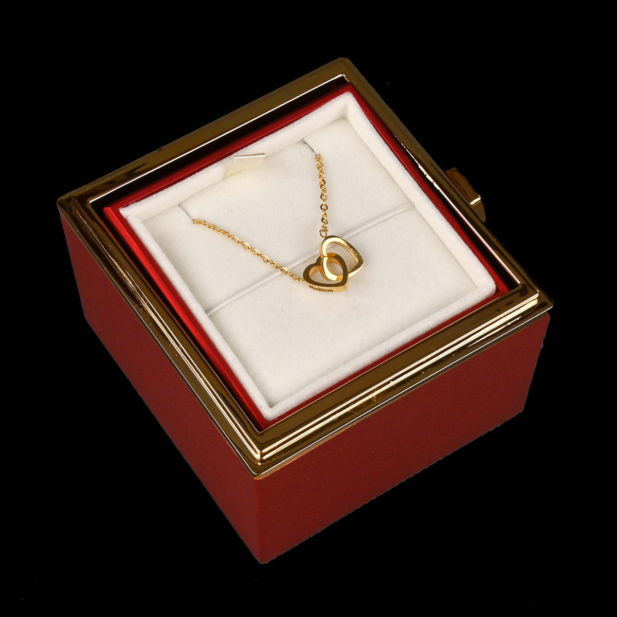 HeartBond | Collier avec Boîte de Rose Éternelle
