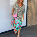 Calista | Robe élégante avec motif animal