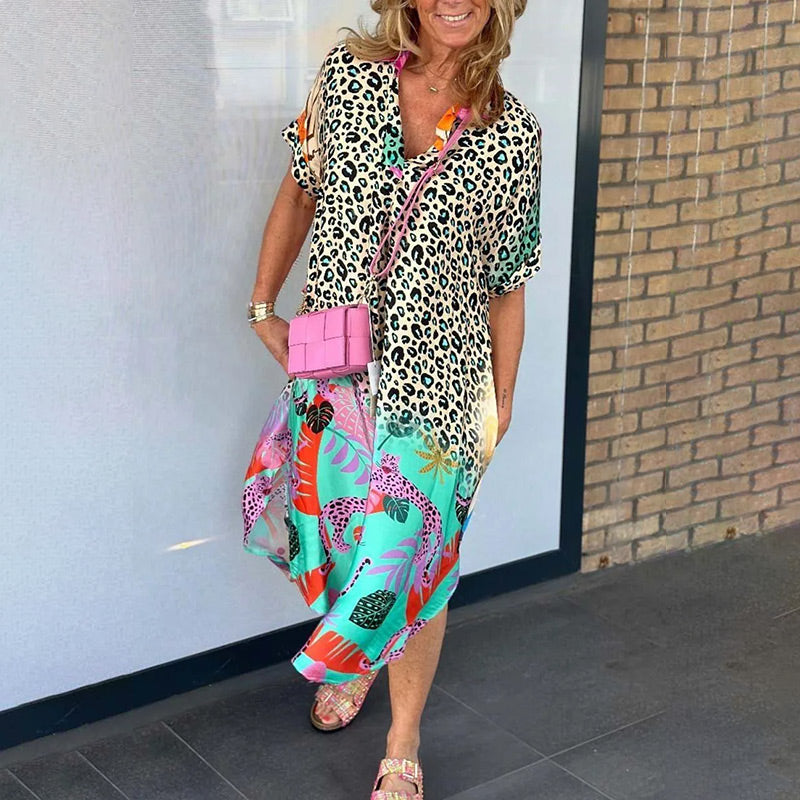 Calista | Robe élégante avec motif animal