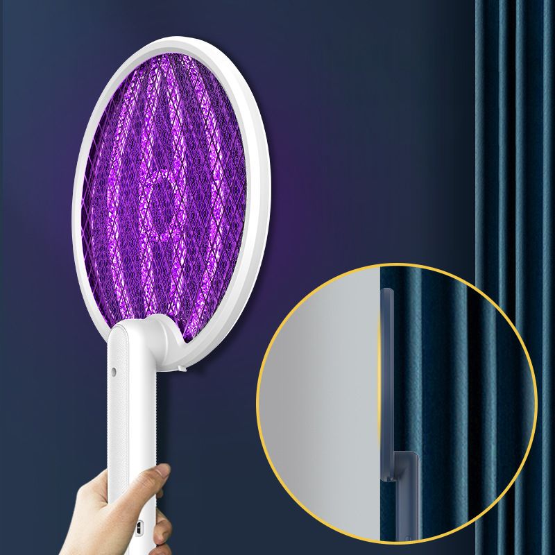 LuxiZap 2-en-1 Tapette Électrique à Mouches | Lutte efficace contre les mouches avec un design luxueux