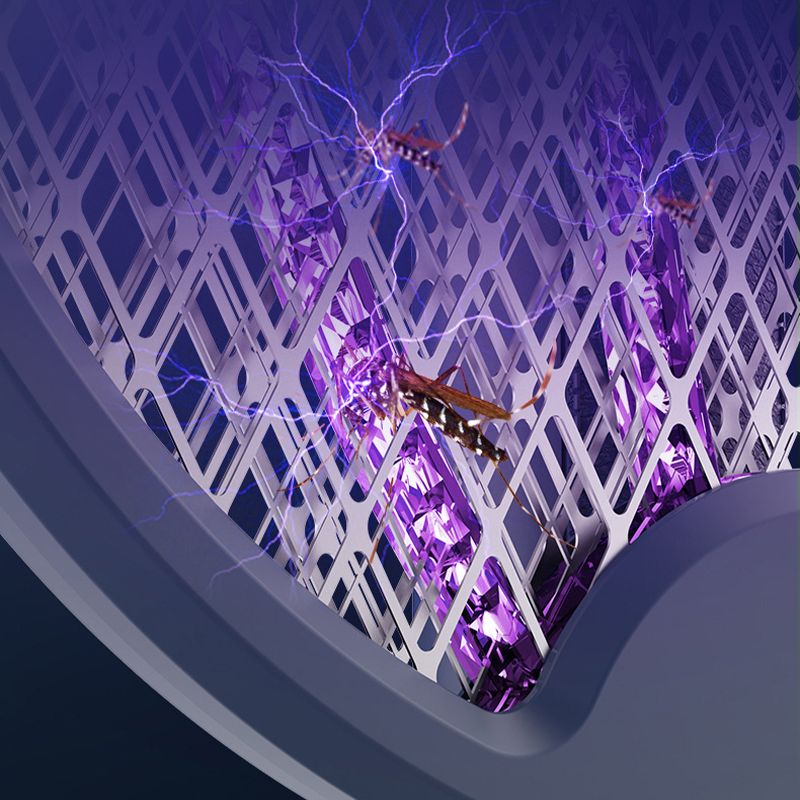 LuxiZap 2-en-1 Tapette Électrique à Mouches | Lutte efficace contre les mouches avec un design luxueux