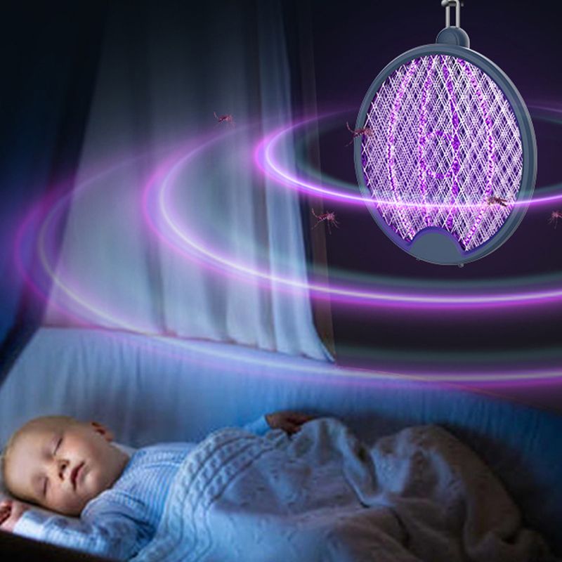 LuxiZap 2-en-1 Tapette Électrique à Mouches | Lutte efficace contre les mouches avec un design luxueux