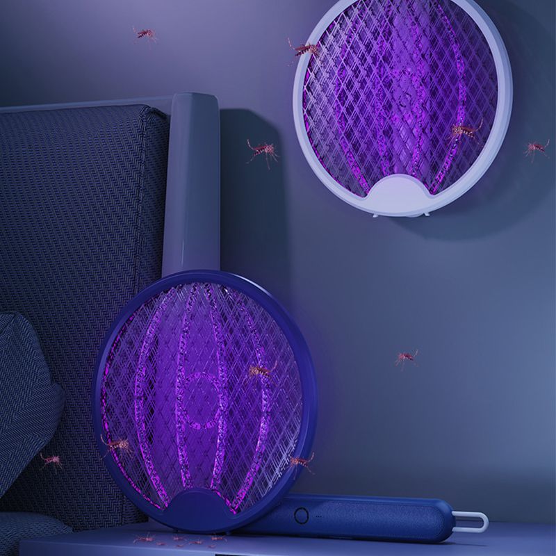 LuxiZap 2-en-1 Tapette Électrique à Mouches | Lutte efficace contre les mouches avec un design luxueux