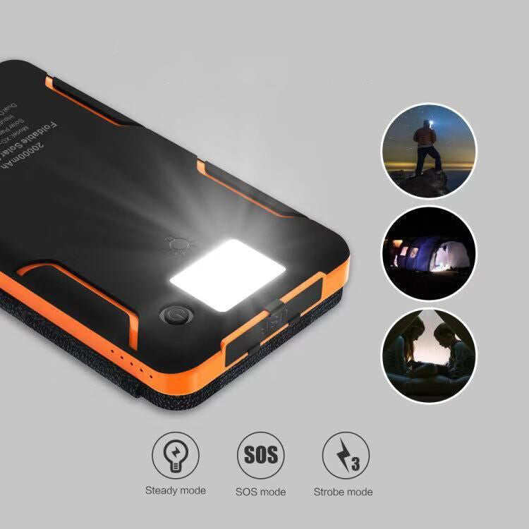 PowerFold | Batterie Solaire Portable Pliable et Étanche