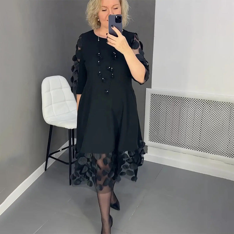 Agusta | Robe Maxikleid Punktechic