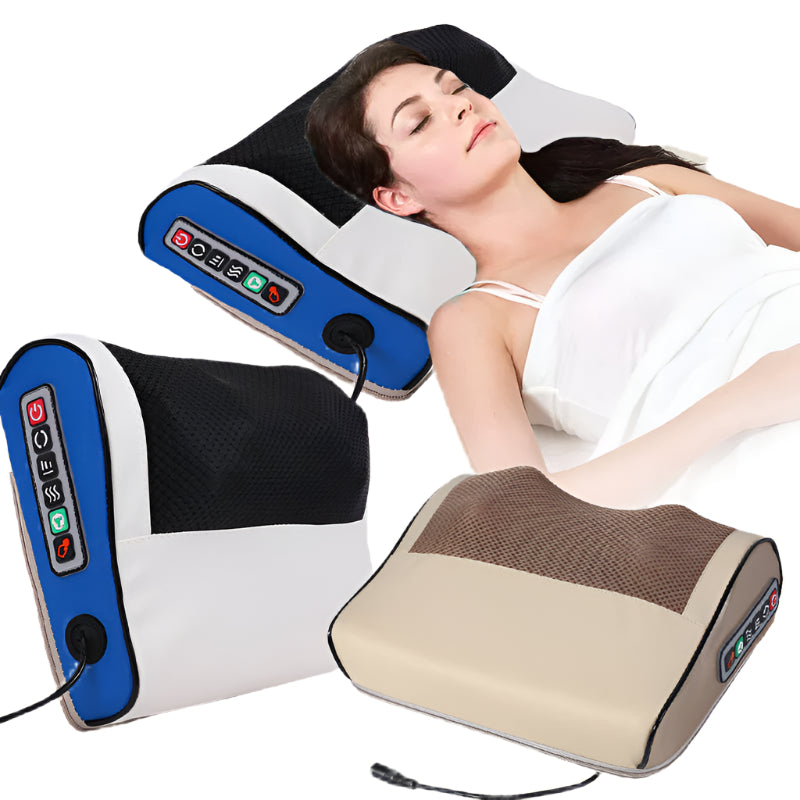 Élégant | Coussin de massage profond – chaleur apaisante – multifonctionnel