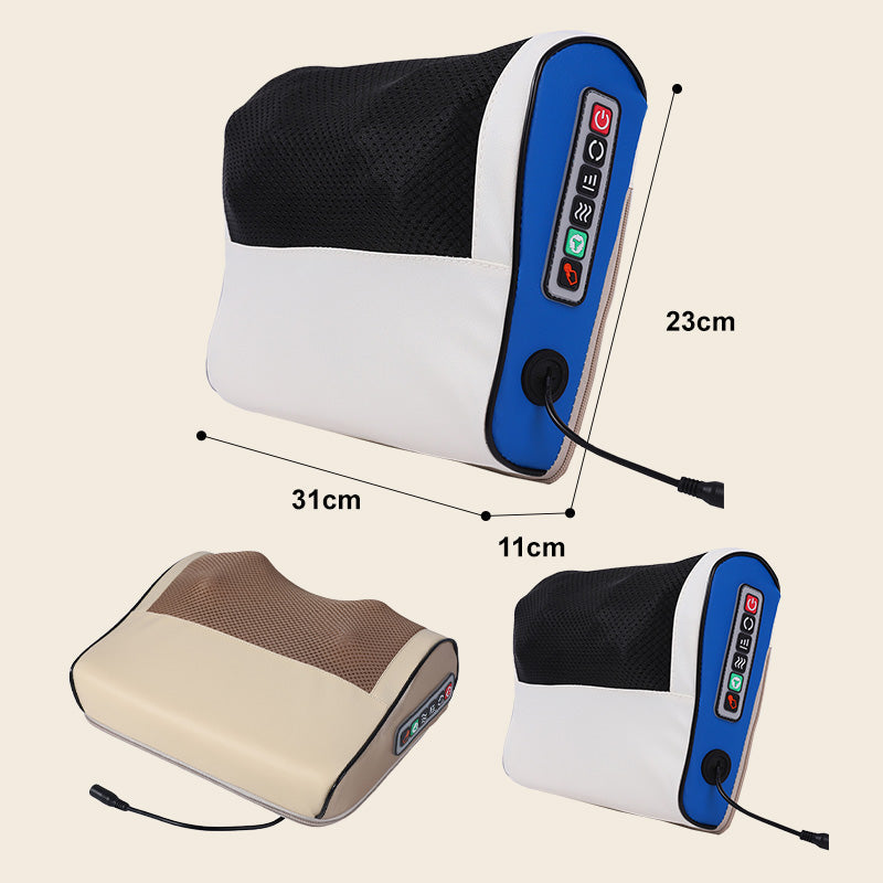 Élégant | Coussin de massage profond – chaleur apaisante – multifonctionnel