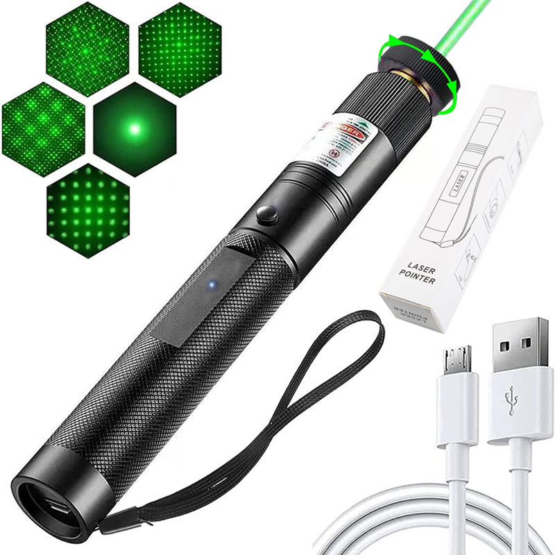 LuxeBeam Laser Pointer Bi-Couleur | Laser rouge et vert précis pour des présentations polyvalentes