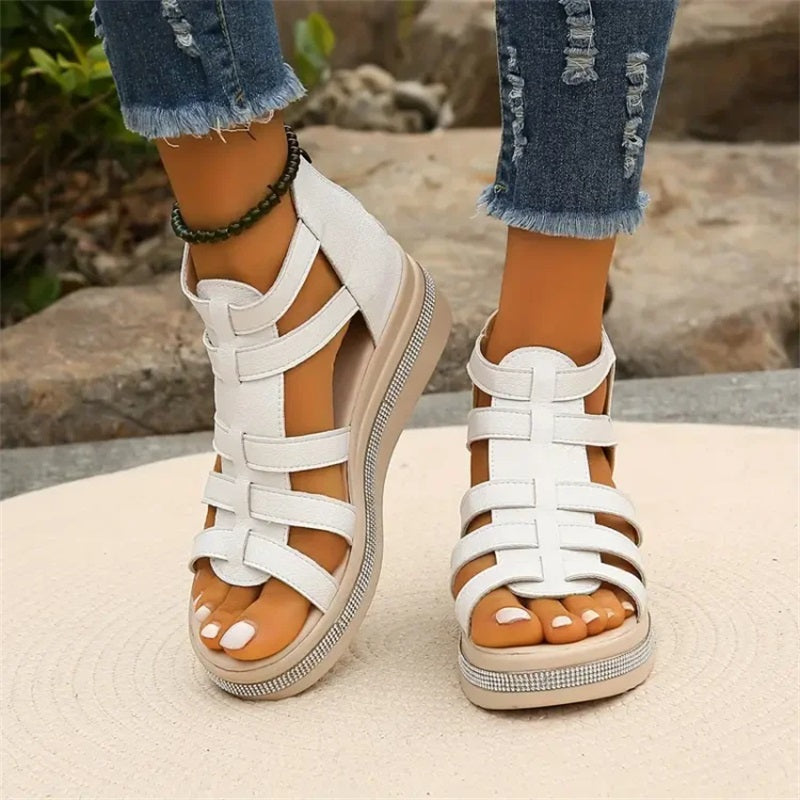 Heather | Talons compensés Strass-Chic