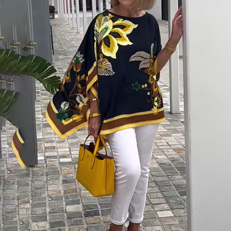 Divia | Haut de kaftan coloré avec motif abstrait