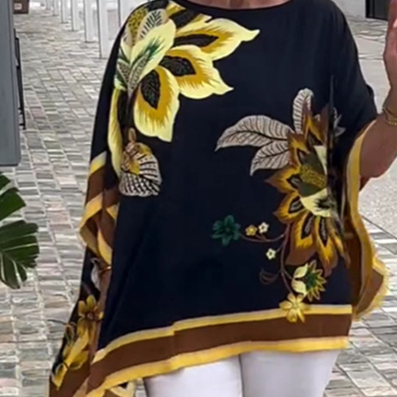 Divia | Haut de kaftan coloré avec motif abstrait