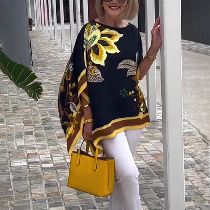 Divia | Haut de kaftan coloré avec motif abstrait