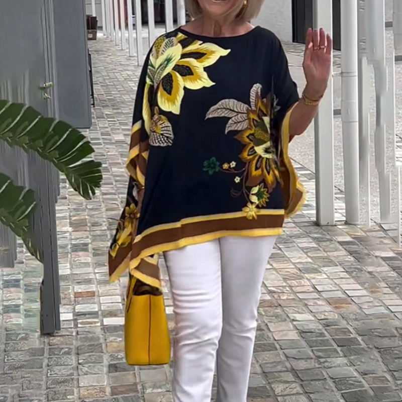 Divia | Haut de kaftan coloré avec motif abstrait