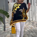 Divia | Haut de kaftan coloré avec motif abstrait