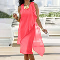 Naomi | Robe en mesh tendance pour femmes au style asymétrique