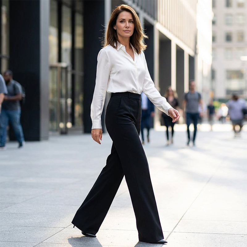 MOREAU LYON | CHIC PANTALONS HAUTS POUR FEMMES