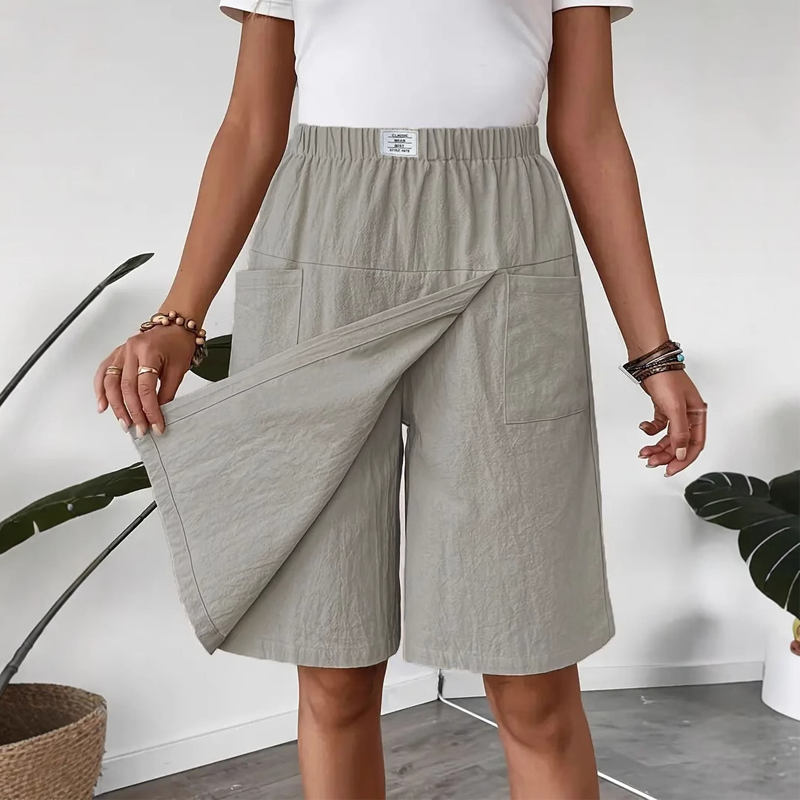 Jaminla | Pantalon-jupe décontracté avec taille élastique